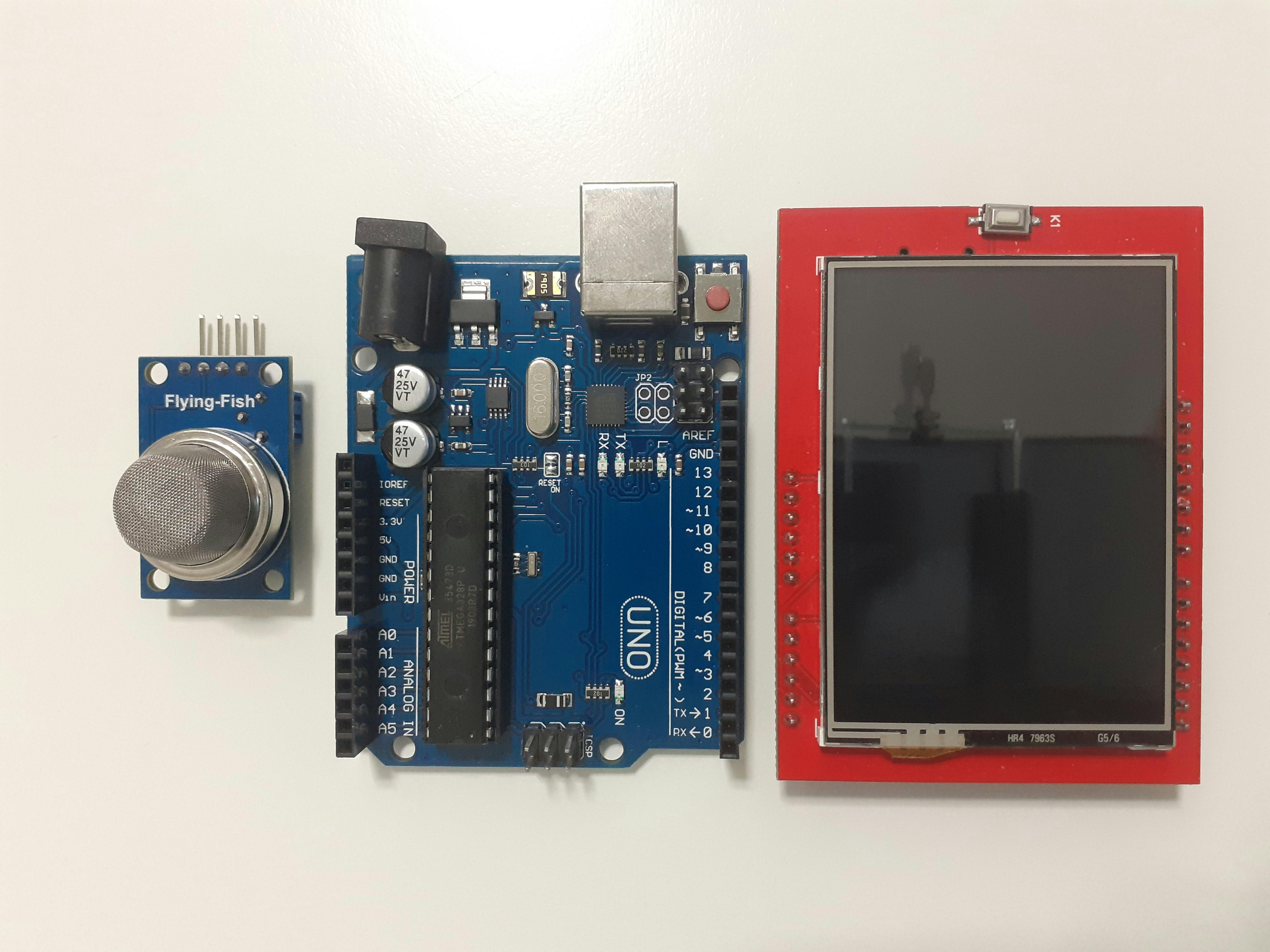 2.4 inch TFT LCD Module Set For Arduino UNO R3 New ATmega328P Board